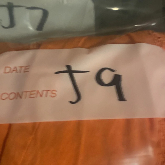 Sundance orange pintuck lace crotchet tank top boho peasant prairie light Small - Picture 9 of 9